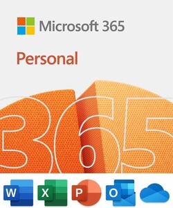正規版　Microsoft 365 Personal(最新 1年版)|ダウロード版|Win/Mac/iPad|1 ユーザー用インストール台数無制限