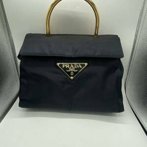 PRADA ナイロン ハンドバッグ ゴールド金具の画像1