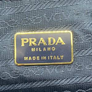 PRADA ナイロン ハンドバッグ ゴールド金具の画像9