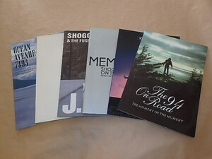  Hamada Shogo pamphlet 6 pcs. set / SHOGO HAMADA & THE FUSE ON ROAD*86 I*M A J.BOY / MEMORIES *88 / other 