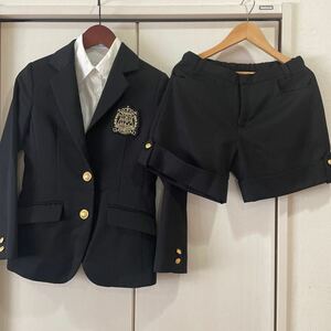  free shipping arisana black jacket . short pants. formal setup 150cm simple ko-tine-to possibility graduation ceremony . clothes postage included 