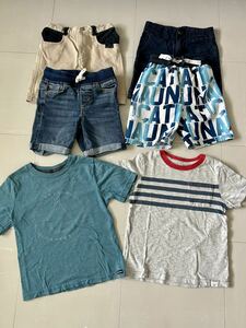 夏服　男の子　100cm まとめ売り　GAP, VOLCOME, 海外ブランド　GAP VOLCOME 半袖Tシャツ ショートパンツ 