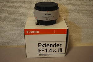 送料無料！美品！☆EXTENDER EF1.4×III（エクステンダー）☆Canon（キヤノン）