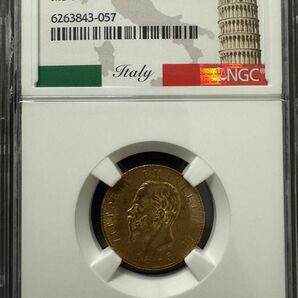 【◎最終値下げ】金貨 1865 イタリア アンティークコイン 20リラ アンティークコイン
