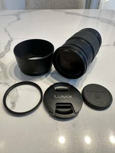 LUMIX GVARIO 1:4.0-5.6/100-300 φ67 POWER O.I.S. MARUMI EXUS lens protect MarkⅡ 67mm付き