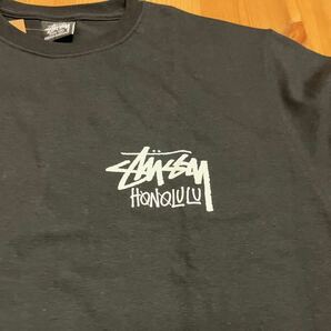 Stussy ステューシー ハワイ限定 ホノルル ロゴTシャツ②の画像3