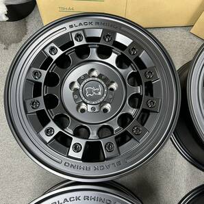 BLACK RHINO FUJI ブラックライノ フジ マットブラック 17インチ 4本セット 送料無料 ジープ ラングラー、グラディエーター 等の画像4