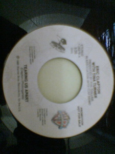 Eric Clapton with Tina Turner ：Tearing Us Apart / Same ; USA Warner Bros. 7 inch 45 with Label Sleeve // 7-28279