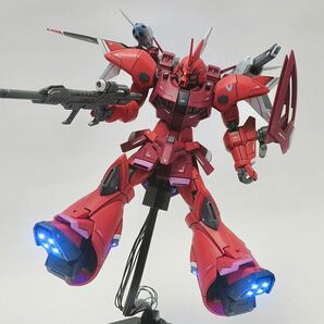 バンダイ HG 1/144 機動戦士ガンダム シードフリーダム ゲルググメナース（ルナマリア・ホーク専用機）LED電飾 塗装完成品の画像7