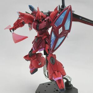 バンダイ HG 1/144 機動戦士ガンダム シードフリーダム ゲルググメナース（ルナマリア・ホーク専用機）LED電飾 塗装完成品の画像9