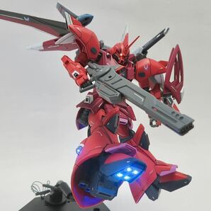 バンダイ HG 1/144 機動戦士ガンダム シードフリーダム ゲルググメナース（ルナマリア・ホーク専用機）LED電飾 塗装完成品の画像5