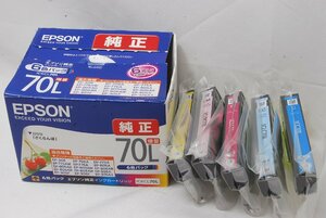 エプソン 純正インク 5色セット IC6CL 70L //ICY70L/ICC70L/ICM70/ICM70L/ICLC70L ※黒なし