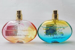 【蓋無し】Salvatore Ferragamo サルヴァトーレ フェラガモ incanto インカント スカイ ドリーム オーデトワレ 30ml 香水 2本セット