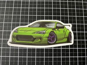 防水ステッカー カスタムカー トヨタ 86 車 ステッカー USDM スバル BRZ ロケバニ ロケットバニー