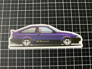 防水ステッカー カスタムカー トヨタ トレノ 車 ステッカー USDM レビン AE86 86 5