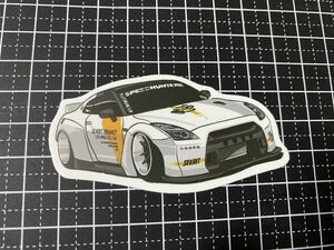 防水ステッカー シール カスタムカー 日産 GTR GT-R R35 車 ステッカー 車体ステッカー USDM NISSAN ニッサン