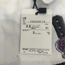 新品未使用タグ付き　アナスイミニ　ANNA sui mini メローコスメ　刺繍　Tシャツ　120cm 定価8,690円_画像3