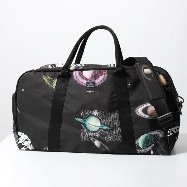 Vivienne Westwood × EASTPAK ヴィヴィアンウエストウッド コラボ ボストンバッグ VW TOTE ロゴ 鞄 PLANET’S-PRINT　※発送まで約7〜9日