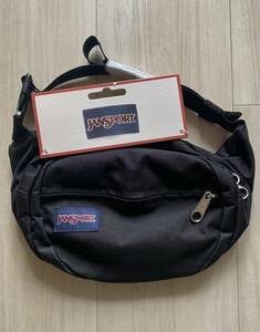 JAN SPORT waist bag FIFTH AVENUE new goods # Jean sport 2.5 liter body bag belt bag black black 