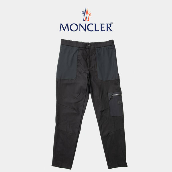 ◆新品◆モンクレール【Moncler】PANTALONE SPORTIVO ストレッチパンツ 登山 スポーツ用 サイズ：52 1146985