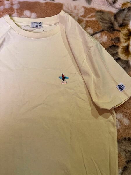 TES 半袖 Tシャツ　L 刺繍ロゴ　サーフィン　オーバーサイズ