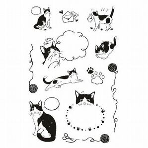 クリアスタンプ 猫 吹き出し J-71の画像4