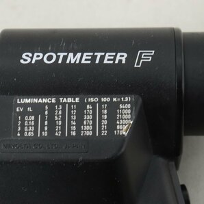 MINOLTA SPOTMETER F ミノルタ スポットメーター カビ有り動作品 4-C104/1/060の画像6