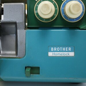 通電確認済み BROTHER ブラザー Homelock ホームロック TE4-B532 ロックミシン ジャンク 4-E044/1/160の画像6