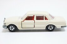 TOMICA トミカ NO.F7 メルセデス ベンツ 450SEL ホワイト 青箱 ミニカー 日本製 4-F037/1/60P_画像6