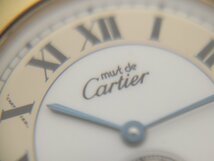 【1円スタート】Cartier カルティエ マスト2 ロンド 1810 1 クォーツ 腕時計 新品電池交換済み 4-A062/1/60P_画像6