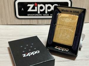 大量出品中!!【希少】未使用 2011年製 Zippo 'USCGC POLAR STAR WAGB-10' 米海軍 沿岸警備隊 真鍮製 SPLID BRASS ジッポー ライター