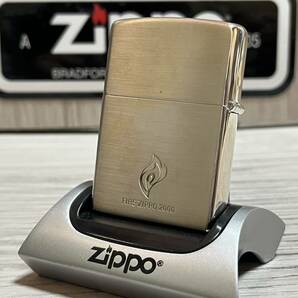 大量出品中!!【希少】未使用 2000年製 Zippo 非売品 'FIRE ZIPPO 2000' 限定 キリンビバレッジ 缶コーヒー 灰皿付き ジッポー ライターの画像7