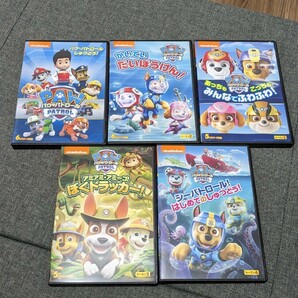 パウパトロール 中古 DVD 5枚セットの画像1