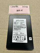 SD0174【中古動作品】micron 1100 内蔵 SSD 512GB /SATA 2.5インチ動作確認済み 使用時間866H_画像1