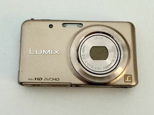 Panasonic LUMIX DMC-FX80 通電確認 現状品 中古 バッテリー コンデジ デジカメ