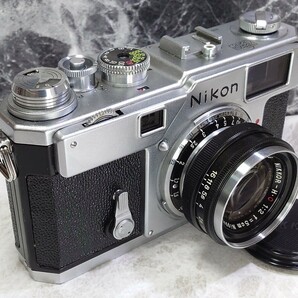 【終活コレクション整理】NIKON S3 美品＋NIKKOR H.C 50mm f2 各動作良好 スローOK 2重像ズレ無し+濃度良好 レンズ光学良好 視野率100％の画像3