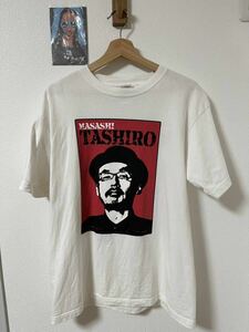 【レア】田代まさし　Tシャツ マーシー　ポストカード付き　MARCYS 半袖　ホワイト ヴィンテージ XL 白　TASHIRO MASASHI