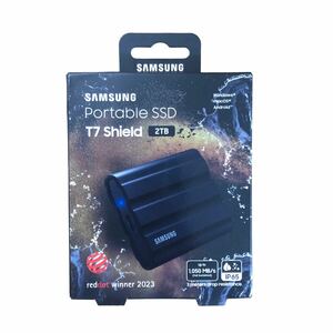 【新品未使用】 サムスン SAMSUNG T7 Shield 2TB 外付けSSD MU-PE2T0S-IT 最大転送速度1,050MB/秒 USB3.2 Gen2