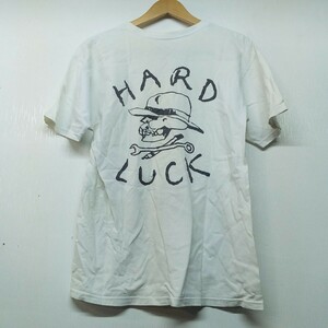 メキシコ製/90’s/HARD LUCK/オールドスケート/バックプリントTシャツ(M)