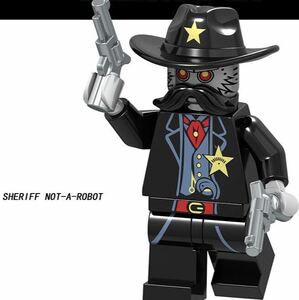 1 Sgeriff Movie Minifig LEGO Совместимый с блокой мини -фигура LEGO Copatable K