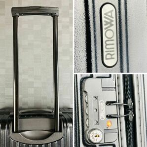 【美品】RIMOWA リモワ SALSA サルサ 82L 4輪 MW マットブラック 艶消し黒色 大容量 チェックインL 超軽量 キャリーバッグ スーツケースの画像9