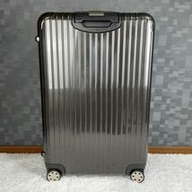 【美品】RIMOWA リモワ SALSA DELUXE サルサデラックス 大容量 98L 4輪 TSAロック チェックイン グラニットブラウン 黒茶系 キャリーケース_画像4