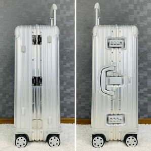 【極美品】RIMOWA リモワ TOPAS トパーズ 68L 4輪 MW TSAロック シルバー オリジナル チェックイン M アルミ 大容量 キャリー スーツケースの画像3
