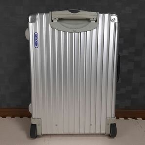 廃盤【美品】青ロゴ RIMOWA リモワ CLASSIC FLIGHT クラシックフライト 35L 機内持ち込み 2輪 シルバー アルミ キャリー スーツケースの画像4