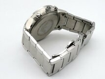 1円◆稼働◆ アルマーニ AR-2434 ブラック クオーツ メンズ 腕時計 K78607_画像6