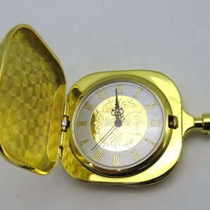 1円◆稼働◆ その他 懐中時計 ゴールド クオーツ メンズ 懐中時計 K84304の画像1