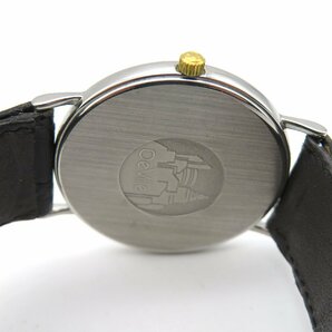 1円◆稼働◆ オメガ デヴィル シルバー クオーツ ユニセックス 腕時計 K83203の画像6