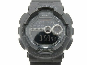 1円◆稼働◆ カシオ GD-100 Ｇ-SHOCK ブラック クオーツ メンズ 腕時計 L24005