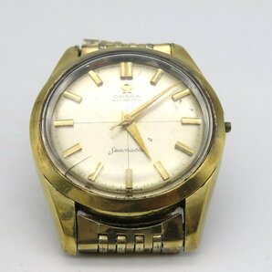 1円◆稼働◆ オメガ シーマスター ゴールド 自動巻き ユニセックス 腕時計 K79003の画像1