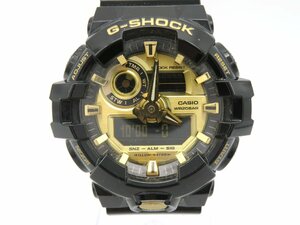 1円◆稼働◆ カシオ GA-710GB Ｇ-SHOCK ゴールド クオーツ メンズ 腕時計 L24004